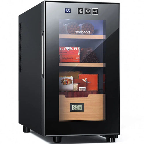 23L Electric Cigar Humidor with Thermostat (150 Cigar Capacity)
