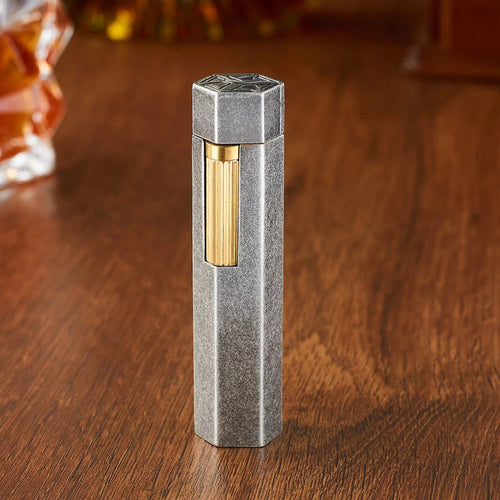 2025 NEW Creative Retro Metal Grinding Wheel Lighter Windproof Kerosene Lighter Cigarette Lighters Gift Gadgets for Men