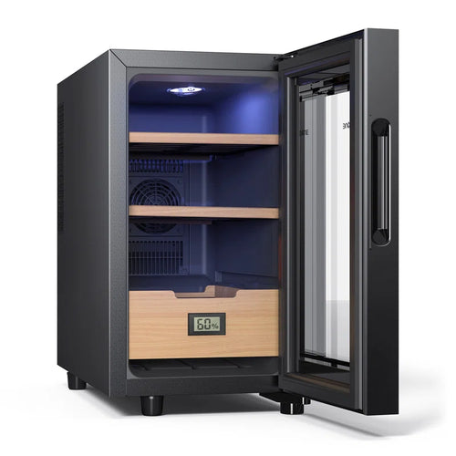 23L Electric Cigar Humidor with Thermostat (150 Cigar Capacity)